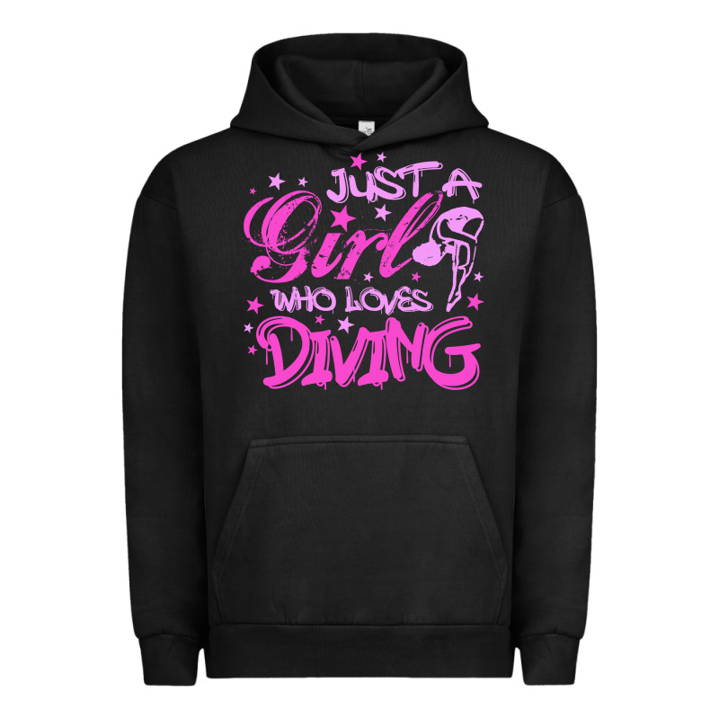 Funny Springboard Diving Quote Diver Gift For Love Girl Urban Hoodie by lanVoArt | Teevron
