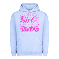 Pigment Grape Ice funny springboard diving quote diver gift for love girl Urban Hoodie - lanVoArt