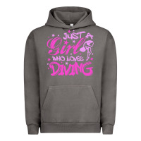 Pigment Tornado funny springboard diving quote diver gift for love girl Urban Hoodie - lanVoArt