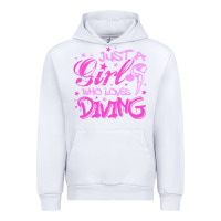 White funny springboard diving quote diver gift for love girl Urban Hoodie - lanVoArt