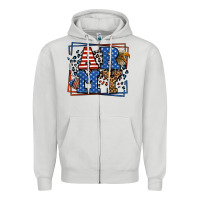 Dove Grey Army Veteran leopard frame 4th of July Zipper Hoodie - LillyAllenDesigns