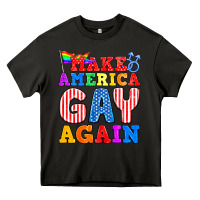Asphalt Make America Gay Again Heavy Core Tee - BundleAndBundleShop