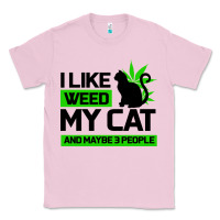 Bubblegum Pink Cat Weed I Like My Cat Gift Classic Tee - Bettercallsaul