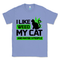 Colony Blue Cat Weed I Like My Cat Gift Classic Tee - Bettercallsaul