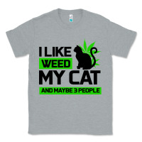 Heather Grey Cat Weed I Like My Cat Gift Classic Tee - Bettercallsaul