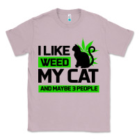 Lilac Cat Weed I Like My Cat Gift Classic Tee - Bettercallsaul