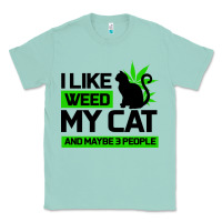Seafoam Cat Weed I Like My Cat Gift Classic Tee - Bettercallsaul