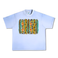 Grape Ice Fall sunflower brushstrokes Urban Heavy Tee - NancyCooperArtShop