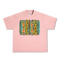 Salmon Fall sunflower brushstrokes Urban Heavy Tee - NancyCooperArtShop