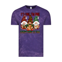 Cloud Purple It's fine i'm fine everything is fine Vintage Tee - NancyCooperArtShop