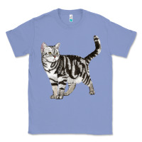 Colony Blue American Shorthair Cat Classic Tee - LillyAllenDesigns