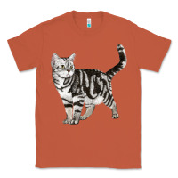 Copper American Shorthair Cat Classic Tee - LillyAllenDesigns