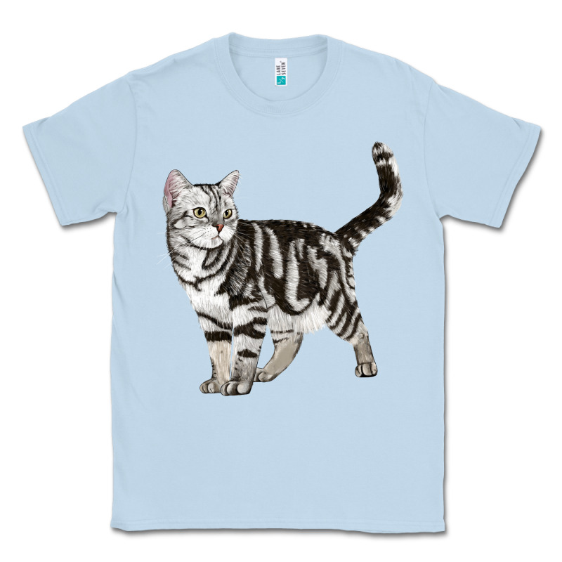 American Shorthair Cat Classic Tee by LillyAllenDesigns | Teevron
