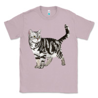 Lilac American Shorthair Cat Classic Tee - LillyAllenDesigns