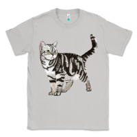 Moon Dust American Shorthair Cat Classic Tee - LillyAllenDesigns