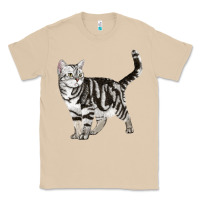 Mushroom American Shorthair Cat Classic Tee - LillyAllenDesigns