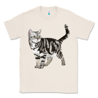 Natural American Shorthair Cat Classic Tee - LillyAllenDesigns