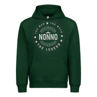 Forest Green Graphic 365 Nonno The Legend Grandpa Men Funny Gift Urban Hoodie - lanVoArt
