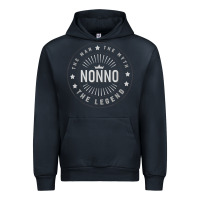Navy Graphic 365 Nonno The Legend Grandpa Men Funny Gift Urban Hoodie - lanVoArt
