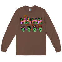 Chestnut personalized this mama loves her monsters Long Sleeve Tee - CowGirlArtShop
