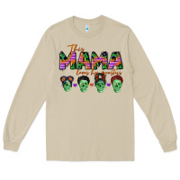 Mushroom personalized this mama loves her monsters Long Sleeve Tee - CowGirlArtShop
