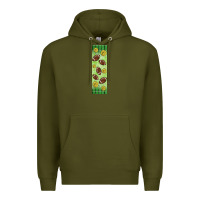 Army Green american football with lightning bolt  pen wrap Premium Hoodie - BundleAndBundleShop