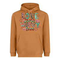 Meerkat love more worry less Heavyweight Hoodie - RacoonDesign