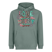 Sage love more worry less Heavyweight Hoodie - RacoonDesign
