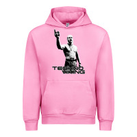 Fuchsia Pink techno viking Urban Hoodie - lanVoArt
