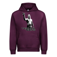 Mauve Wine techno viking Urban Hoodie - lanVoArt