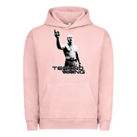 Pigment Salmon techno viking Urban Hoodie - lanVoArt