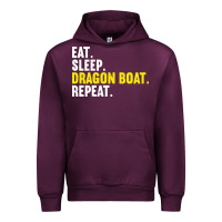 Mauve Wine Dragon Boat-Kdkal Urban Hoodie - lanVoArt