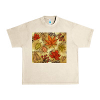 Sandshell Fall leaves Urban Heavy Tee - NancyCooperArtShop