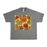 Tornado Fall leaves Urban Heavy Tee - NancyCooperArtShop