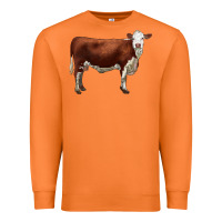 Carrot hereford cow Premium Sweatshirt - LillyAllenDesigns