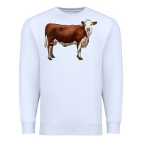 Hereford Cow Premium Sweatshirt | Teevron