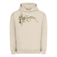 Pigment French Oak genesis   wind & wuthering Urban Hoodie - lanVoArt