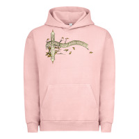 Pigment Salmon genesis   wind & wuthering Urban Hoodie - lanVoArt