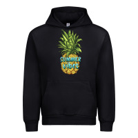 Black summer vibes pineapple Urban Hoodie - BarkalooDesign