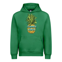 Emerald summer vibes pineapple Urban Hoodie - BarkalooDesign
