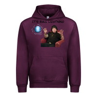 Mauve Wine ball lightning; osbournes want to believe Urban Hoodie - lanVoArt