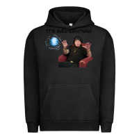 Pigment Black ball lightning; osbournes want to believe Urban Hoodie - lanVoArt