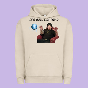 Ball Lightning; Osbournes Want To Believe Urban Hoodie Designed By Lanvoart