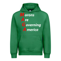 Emerald morons are governing america anti trump political t shirt Urban Hoodie - lanVoArt