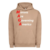 Pigment Burro morons are governing america anti trump political t shirt Urban Hoodie - lanVoArt