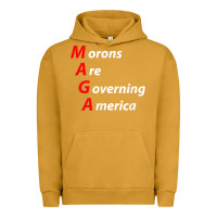 Pigment Peanut Butter morons are governing america anti trump political t shirt Urban Hoodie - lanVoArt