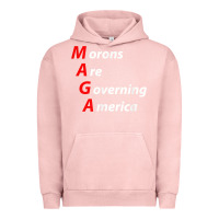 Pigment Salmon morons are governing america anti trump political t shirt Urban Hoodie - lanVoArt