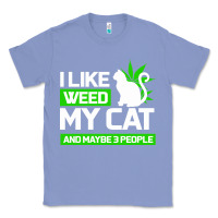 Colony Blue Cat Weed I Like My Cat Gift Classic Tee - Bettercallsaul