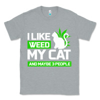Heather Grey Cat Weed I Like My Cat Gift Classic Tee - Bettercallsaul