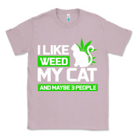 Lilac Cat Weed I Like My Cat Gift Classic Tee - Bettercallsaul